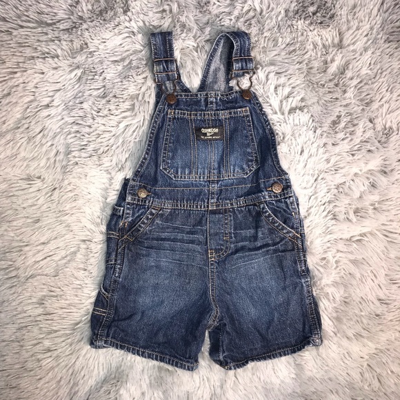 OSH KOSH B’GOSH JEAN OVERALL SHORTS 24 M - Picture 2 of 13